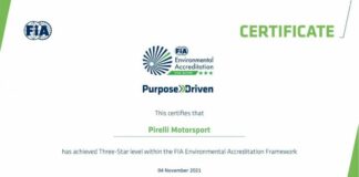 Da Fia le tre stelle dell’Environmental Accreditation Programme