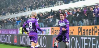 Doppietta di Vlahovic e la Fiorentina vola, 4-3 al Milan