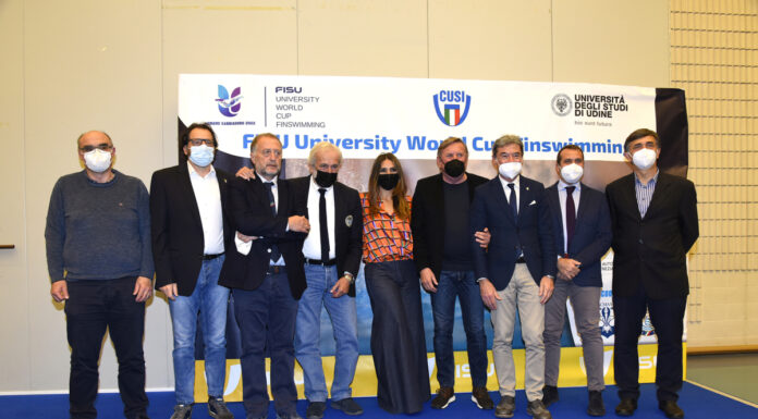 Lignano battezza la 1^ coppa del mondo universitaria di nuoto pinnato
