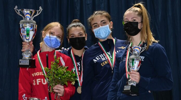 Under 23, titoli Sciabola a Rotili e Torre, Fioretto a Marini e Cristino