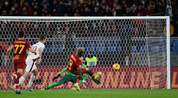 Decide Abraham, Roma batte Torino 1-0