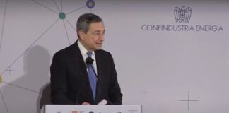 Draghi “L’Europa non può affrontare da sola la transizione verde”