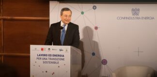 Draghi “L’Europa non può affrontare da sola la transizione verde”