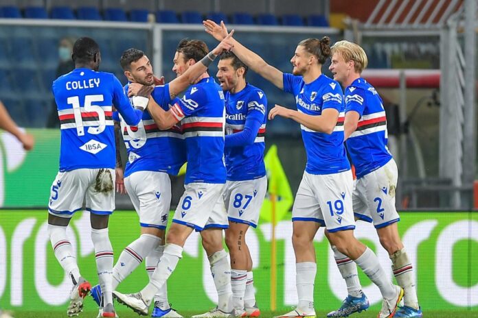italian soccer Serie A match UC Sampdoria vs Hellas Verona FC