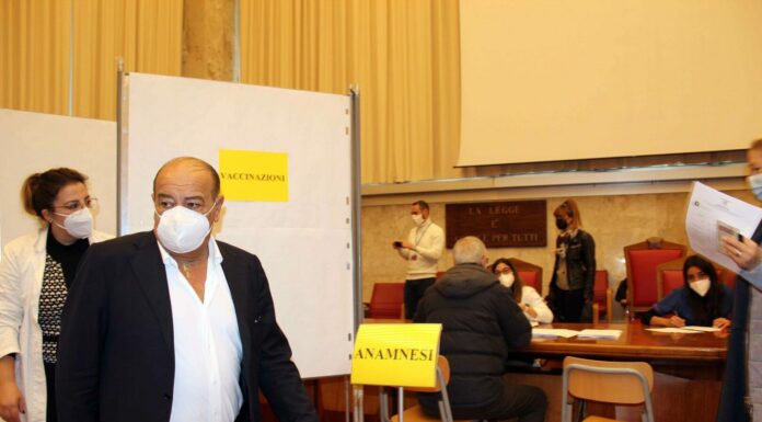 Vaccino, al via terze dosi al Palazzo di Giustizia di Palermo