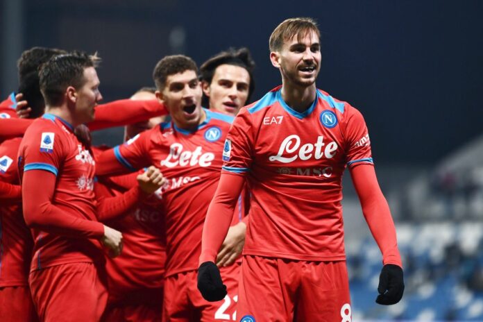 Sassuolo-Napoli serie A