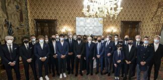 Mattarella riceve i vertici FMI con Valentino Rossi e Cairoli