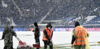Neve a Bergamo, rinviata a domani Atalanta-Villarreal