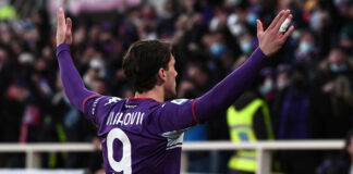 Poker viola alla Salernitana, doppietta Vlahovic