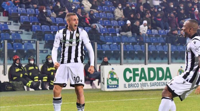 Cagliari affonda, Udinese fa poker con doppietta di Deulofeu