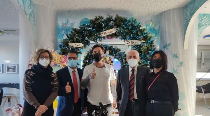 Brumotti e raccolta fondi per i bambini dell’ospedale Regina Margherita