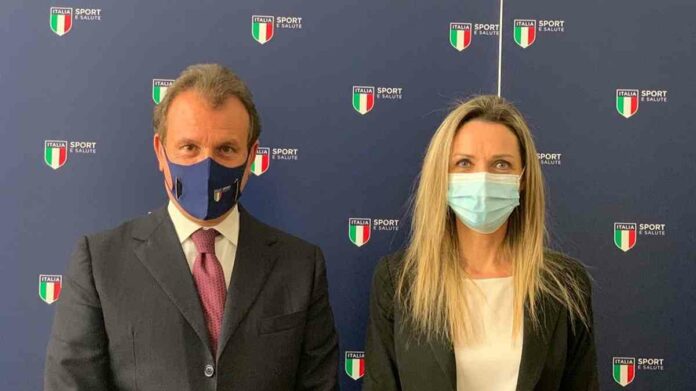 IL SOTTOSEGRETARIO CON DELEGA ALLO SPORT, VALENTINA VEZZALI, INCONTRA SPORT E SALUTE