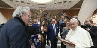 Delegazione Fair Play Menarini da Papa Francesco