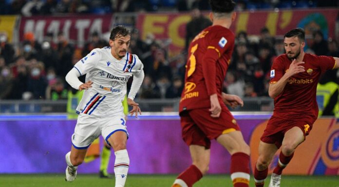 La Roma non supera la Samp, 1-1 all’Olimpico