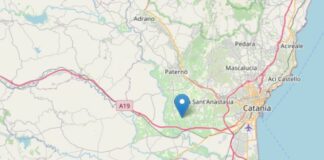 Sciame sismico nel Catanese, scossa di magnitudo 4.3
