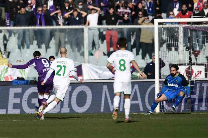 Fiorentina-Sassuolo serie A