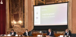 Brugnaro all’evento “Incontriamoci a Venezia per parlare del futuro dell’Europa”