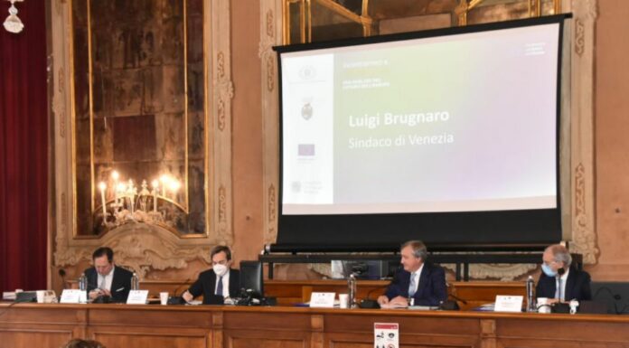 Brugnaro all’evento “Incontriamoci a Venezia per parlare del futuro dell’Europa”