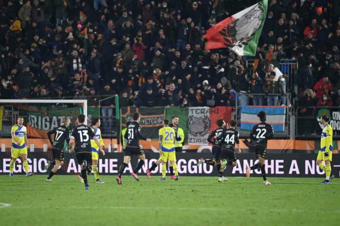 italian soccer Serie A match Venezia FC vs Juventus FC