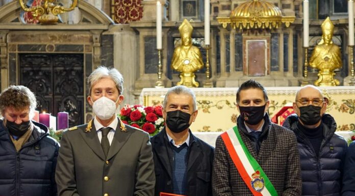 L’assessore Costalonga alla cerimonia in onore di Santa Barbara