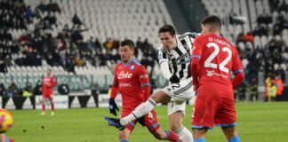 Chiesa risponde a Mertens, Juventus-Napoli 1-1