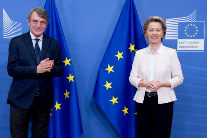 Ursula von der Leyen, David Sassoli