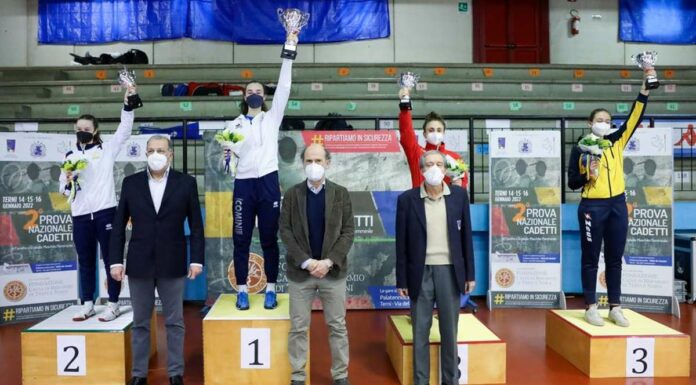 Molinari a segno in 2^ Prova Nazionale Cadetti fioretto