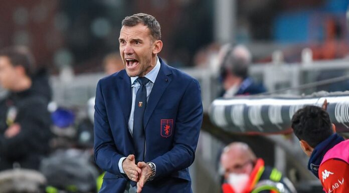 Il Genoa esonera Andriy Shevchenko