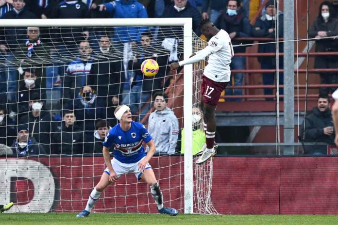 Sampdoria-Torino serie A