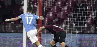 La Lazio si rilancia con Immobile, tris alla Salernitana