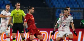 Roma “portoghese” batte Cagliari 1-0, Oliveira di rigore