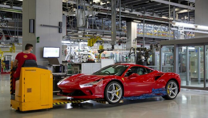 CORONAVIRUS, FASE DUE NELLO STABILIMENTO FERRARI DI MARANELLO