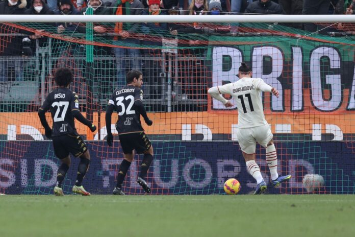 italian soccer Serie A match Venezia FC vs AC Milan