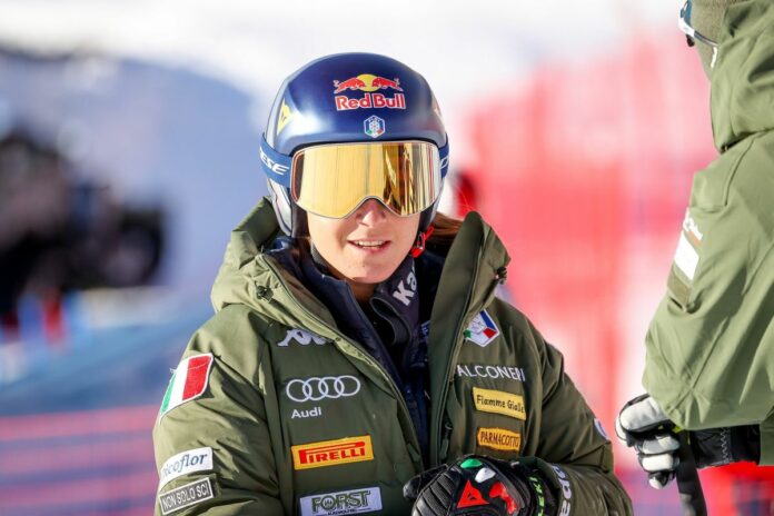 alpine ski race 2022 FIS Ski World Cup - Women's Down Hill