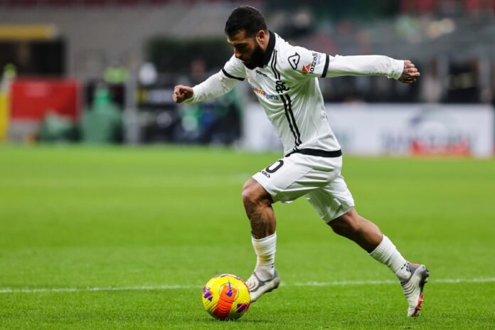 italian soccer Serie A match AC Milan vs Spezia Calcio