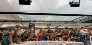 “L’ultima cena” di Caltanissetta in mostra all’aeroporto di Fiumicino