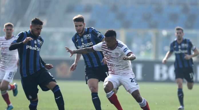 Atalanta ko in casa, 2-1 del Cagliari con doppietta di Gaston Pereiro