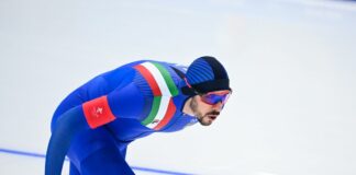Ghiotto bronzo nei 10.000 di pattinaggio velocità