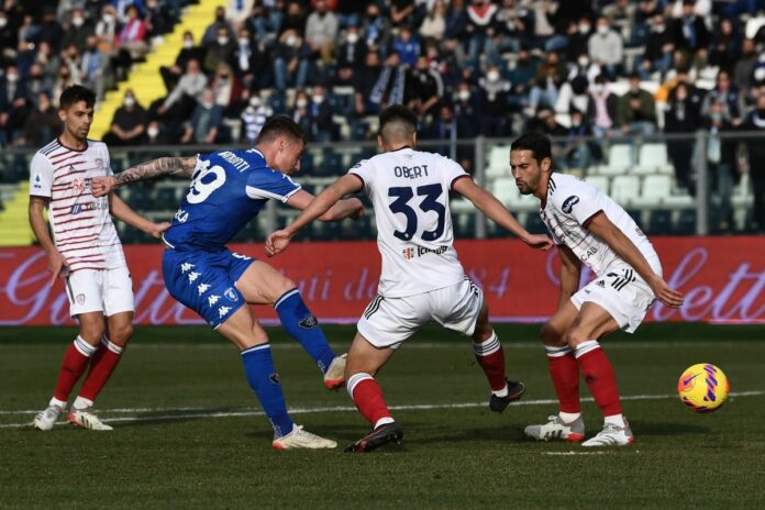 Empoli-Cagliari serie A
