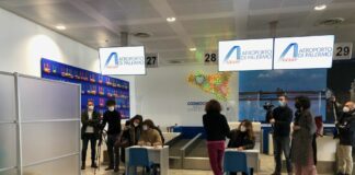 Attivato Hub vaccinale all’Aeroporto di Palermo