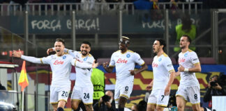 Zielinski e Ferran Torres, Barcellona-Napoli 1-1