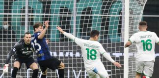 Il Sassuolo piega l’Inter 2-0, luci azzurre a San Siro