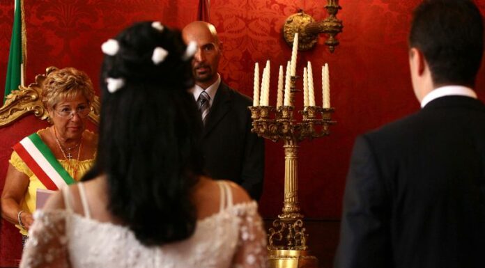 Nel 2020 matrimoni in calo a causa del Covid