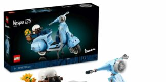 Vespa 125 Lego, un’icona di stile in formato mattoncino