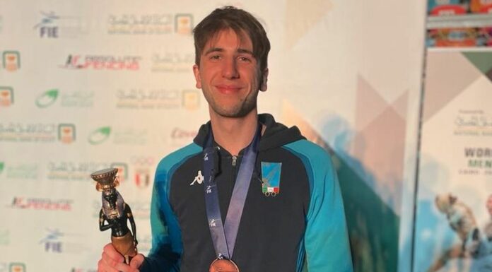 Primo podio per Davide Filippi, 3° nel fioretto a Il Cairo