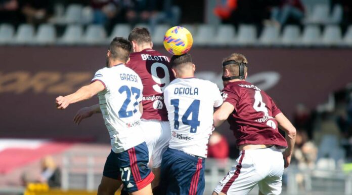 Colpaccio del Cagliari, Torino battuto 2-1 in casa