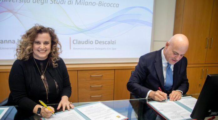 Accordo con Eni per progetti di transizione energetica