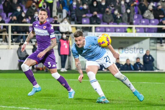 italian soccer Serie A match ACF Fiorentina vs SS Lazio