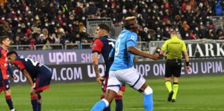 Osimhen salva il Napoli ma a Cagliari è solo 1-1