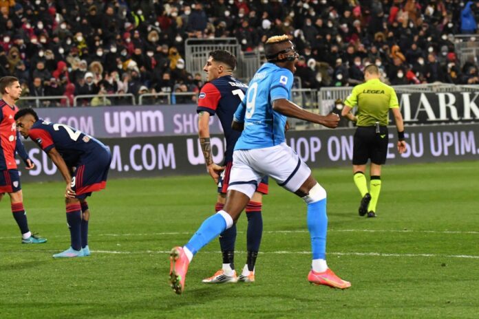 italian soccer Serie A match Cagliari Calcio vs SSC Napoli